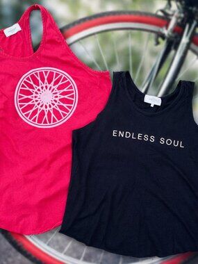 Soul Cycle Vintage Graphic Tank Tops Bold Retro Racerback 90s Y2K Streetwear